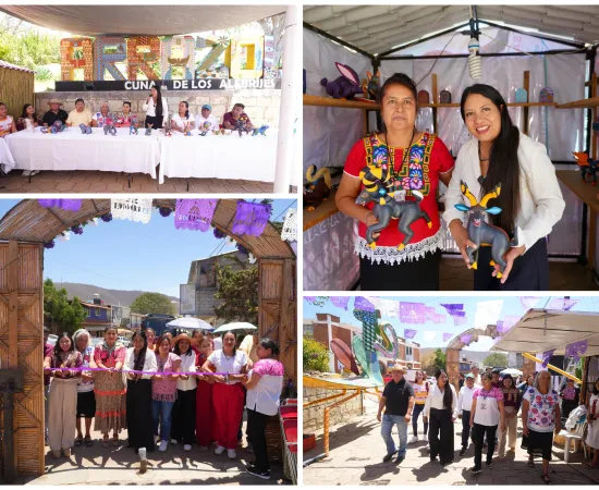 Inicia la Expo Artesanal de Alebrijes Arrazola 2025 en Santa Cruz Xoxocotlán