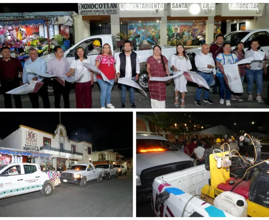 Arranca Gobierno de Santa Cruz Xoxocotlán campaña de nebulización