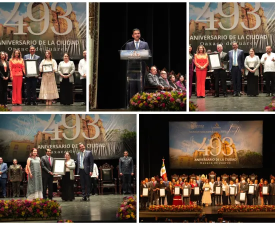 Oaxaca de Juárez se consolida como un símbolo nacional de cultura, de dignidad y de lucha en su 493 aniversario: Ray Chagoya