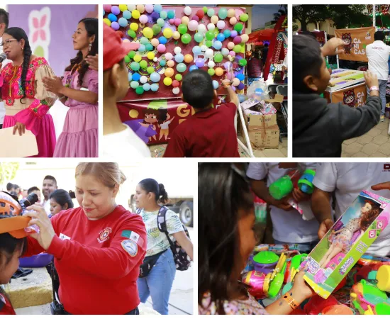 Con un festival lleno de sonrisas y sorpresas Xoxocotlán celebra a la niñez