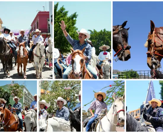 Con alegría y tradición, celebran cabalgata del Festival Primavera Rodolfo Morales