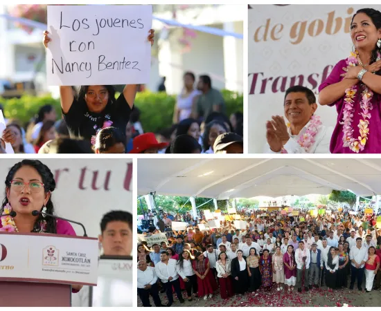 Con trabajo y compromiso, Xoxocotlán avanza: Nancy Benítez Zárate rinde informe de 100 días