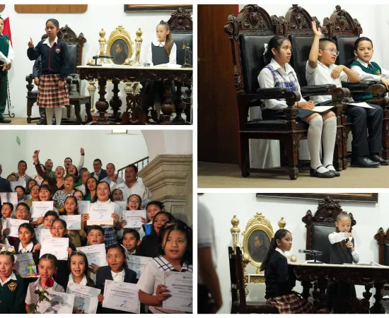 Oaxaca de Juárez celebra Cabildo Infantil 2025 en el Día de la Niña y el Niño