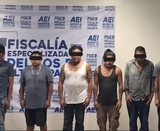 Realizan cateo en San Pedro Ixtlahuaca: detiene a seis, aseguran drogas y armas