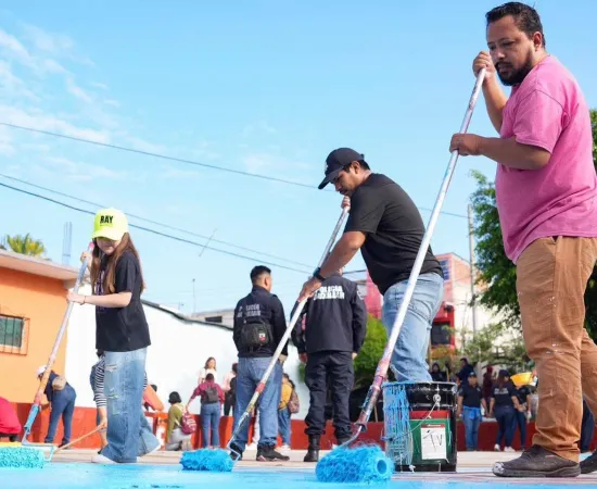 Con rescate de espacio deportivo se previene la inseguridad en la colonia Morelos