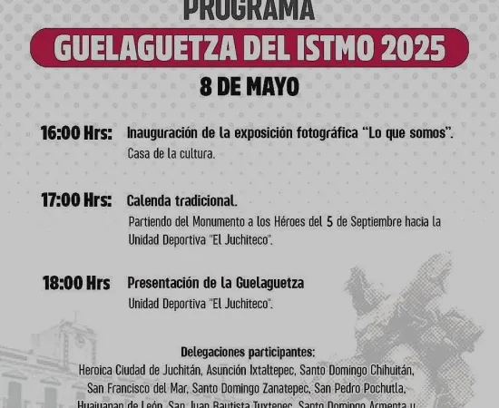 Invitan a la Guelaguetza del Istmo 