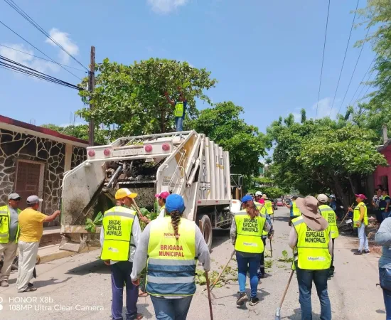Brigadas municipales, fuerza permanente al servicio de Juchitán 