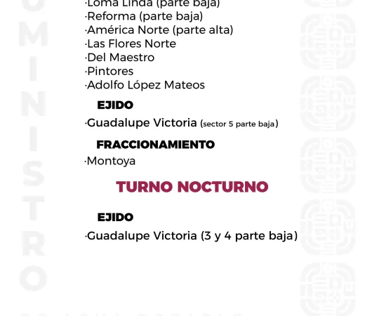 Agenda del suministro de agua potable 