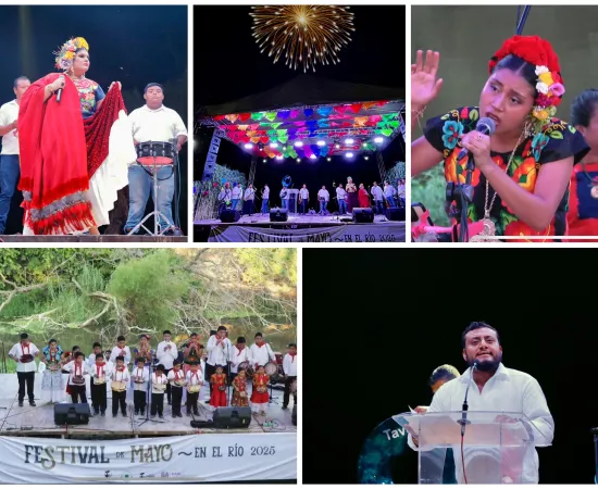 “Festival de Mayo en el Río” resurge como fiesta de identidad, bajo el impulso del gobierno juchiteco y el IEEPO 