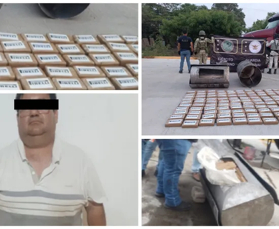 En el Istmo aseguran cargamento con 220 paquetes de cocaína escondidos en el tanque de combustible de un tráiler