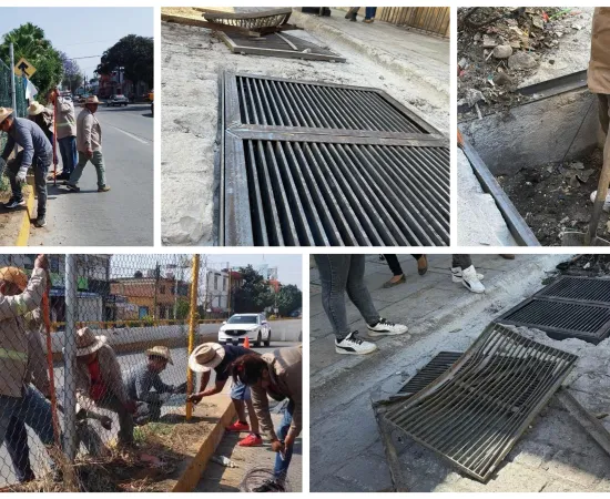 Continúan acciones de mantenimiento urbano en beneficio de las y los capitalinos
