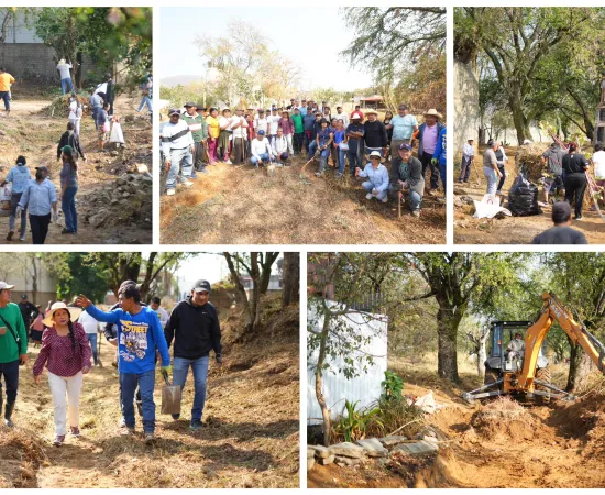 Realizan Mega Tequio en Xoxocotlán para la transformación y recuperación de espacios