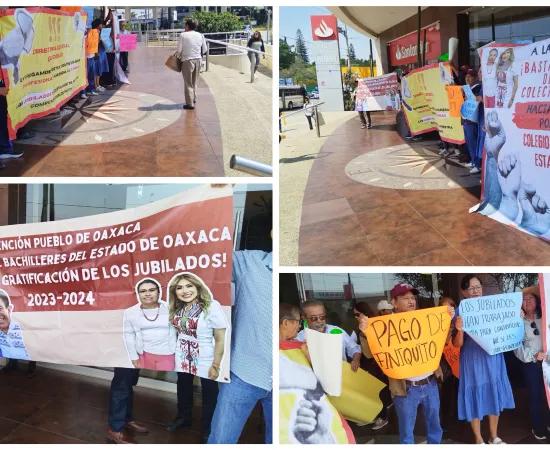 Protestan en oficinas centrales del Cobao 