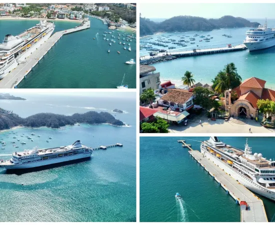 Santa Cruz Huatulco recibió al crucero Odyssey