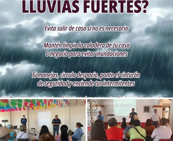 Prioriza Municipio de Oaxaca de Juárez seguridad y prevención ante lluvias con capacitación a Comités Vecinales