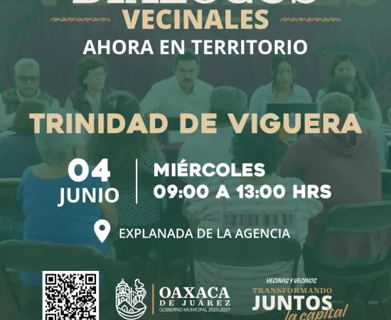 El Gobierno de Ray Chagoya acerca los Diálogos Vecinales a Trinidad de Viguera 