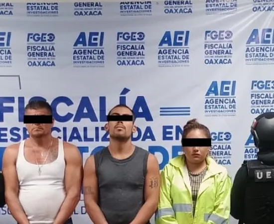 Tras cateo en Cuilápam, detienen a tres personas, asegura drogas y armas