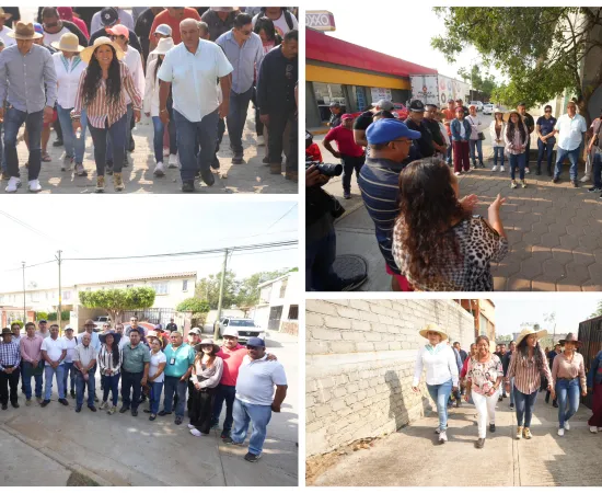 Nancy Benítez escucha y atiende a las familias xoxeñas