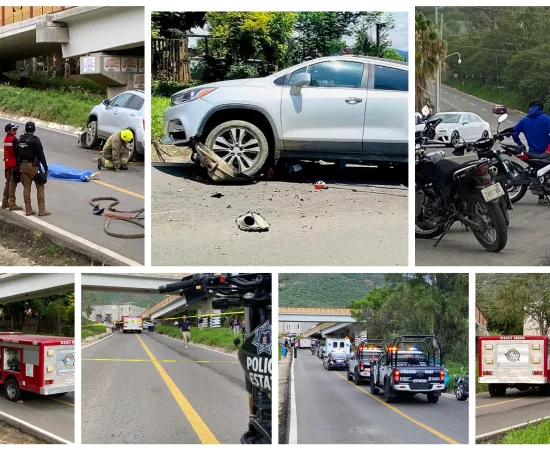 Fatal accidente de jóvenes motociclistas