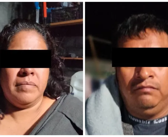 FGEO realiza cateo en el valle de Etla: detiene a dos personas, asegura dosis de drogas, así como una libreta con datos de pagos de compradores