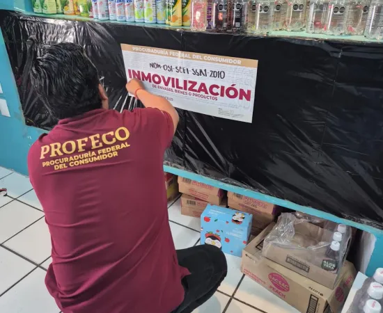 La Profeco inmoviliza en Oaxaca 568 productos comestibles por incumplir la Normatividad relativa a alimentos procesados