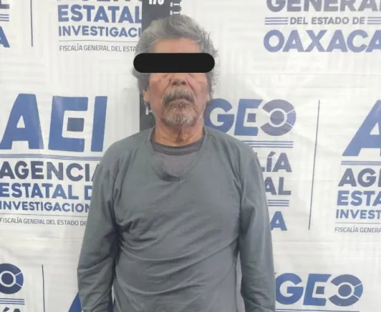 FGEO ejecuta orden de aprehensión contra una persona por el delito de pederastia
