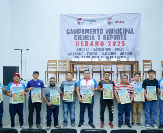 Anuncian apertura del campamento “Ciencia y Deporte” verano 2025 en Juchitán 
