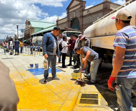 Atiende Soapa oportunamente incidente durante servicio en el Centro Histórico