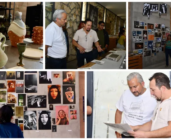 Talento universitario en muestra de talleres de la facultad de artes plásticas 