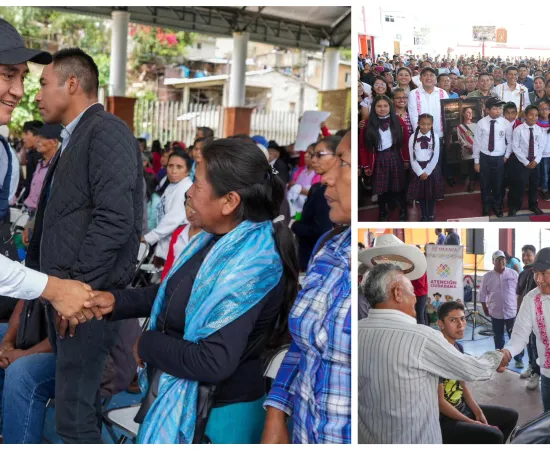 Participa Nino Morales en gira de trabajo por la Sierra Mazateca