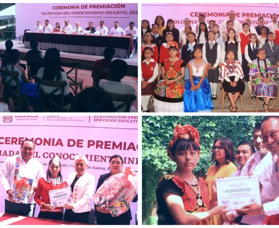 Reconoce IEEPO talento estudiantil oaxaqueño en la Olimpiada del Conocimiento Infantil 2025