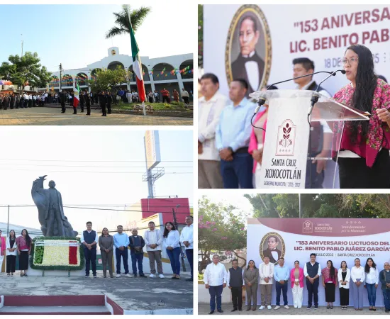 Destaca Nancy Benítez rectitud y convicción de Benito Juárez en su 153 aniversario luctuoso