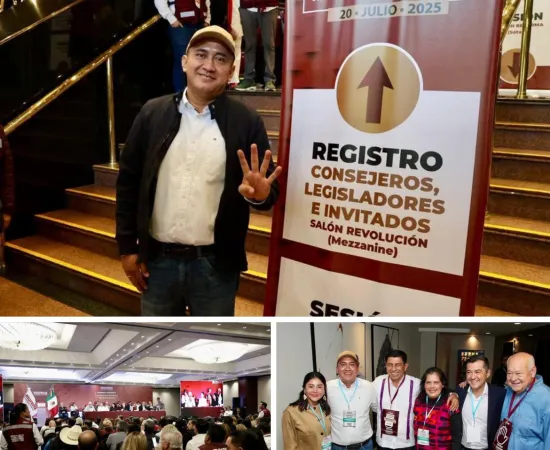 Participa Nino Morales en Consejo Nacional de Morena