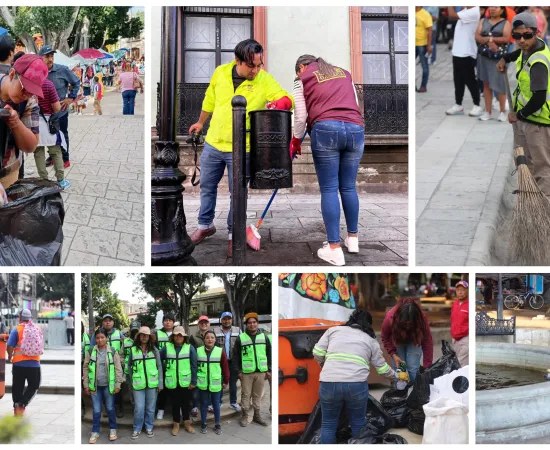 Continúa el plan emergente de recolección de basura durante eventos masivos en julio