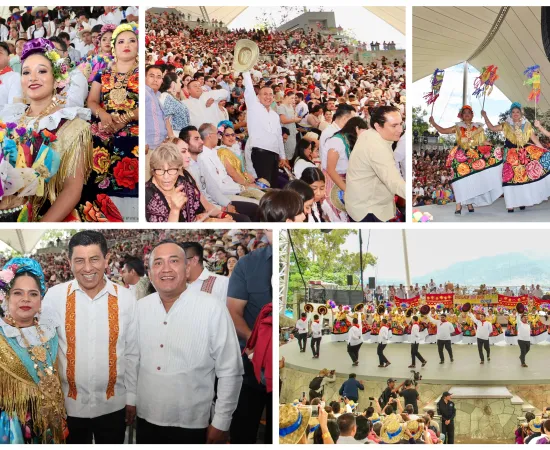 iViva San Blas Atempa!”, grita con el corazón el senador Nino Morales en la Guelaguetza