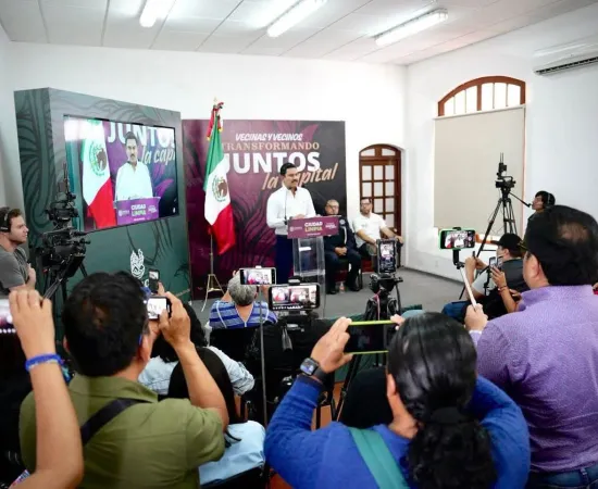 Ray Chagoya informa avances en seguridad para Oaxaca de Juárez