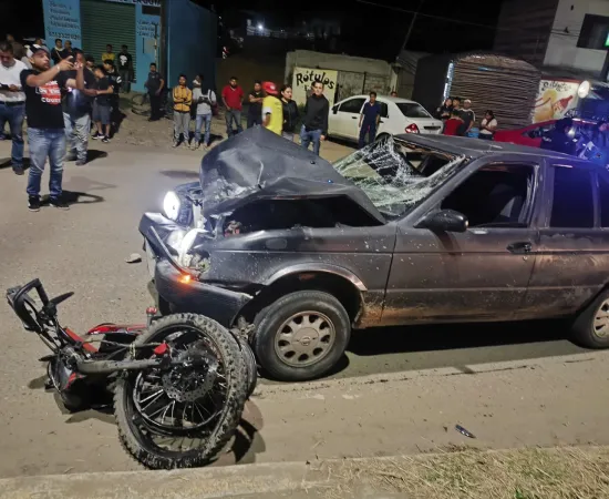 Accidente automovilistico. Atropellado