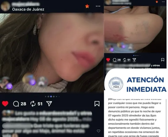 Fiscalía de Oaxaca brinda atención a víctima de violencia denunciada primero en RRSS
