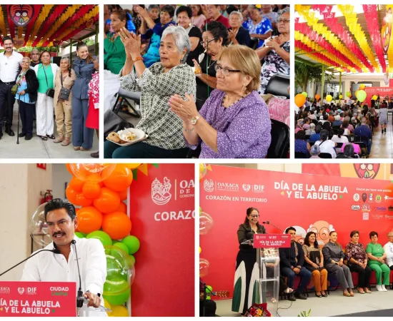 Oaxaca de Juárez celebra a las y los abuelos con un homenaje en la Casa de Día del DIF Municipal