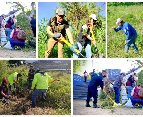 Avanza la estrategia Ciudad Limpia en inmediaciones del Río Atoyac