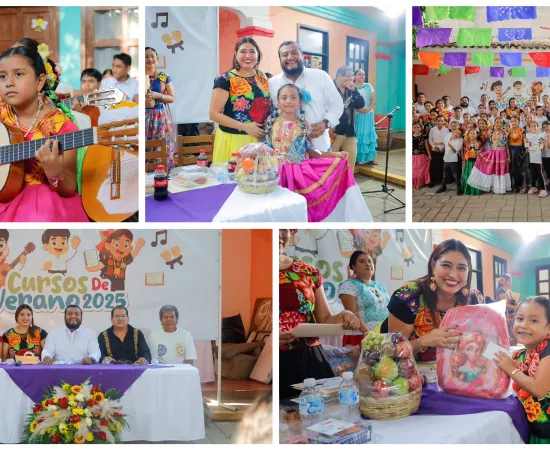 Concluyen con éxito los cursos de verano 2025 del DIF Juchitán 