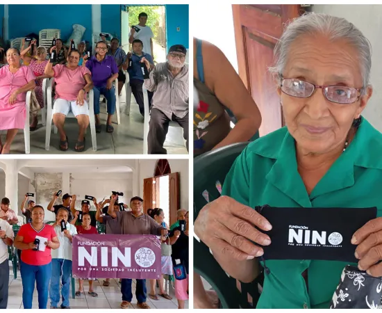 Entrega Fundación Nino, lentes en comunidades de la Cuenca del Papaloapan