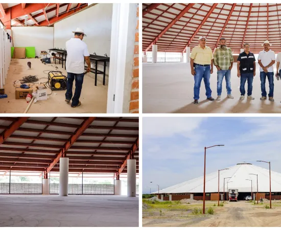 Gobierno juchiteco anuncia etapa final de la velaria 