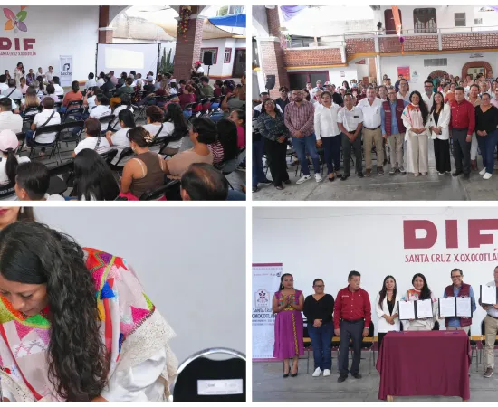 Gobierno de Xoxocotlán y Leche para el Bienestar refrendan compromiso por la nutrición