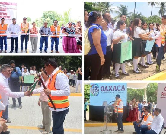 Celebra Nino Morales, obras que transforman de Jara en San Blas Atempa