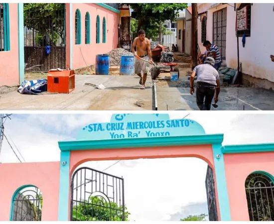 En próximos días será entregada la pavimentación del callejón “Miércoles Santo”