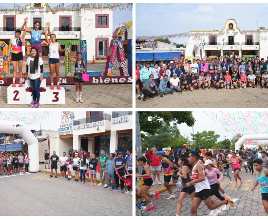 Energía y unidad: un éxito la Carrera Juvenil en Xoxocotlán