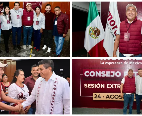 Participa Nino Morales en Consejo Estatal de Morena