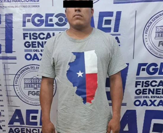Detienen al "Pinqui", por el delito de Violación Equiparada cometido en la región del Istmo