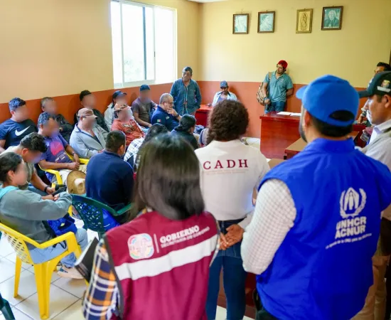 Implementan protocolo para el retorno de familias desplazadas por conflicto interno